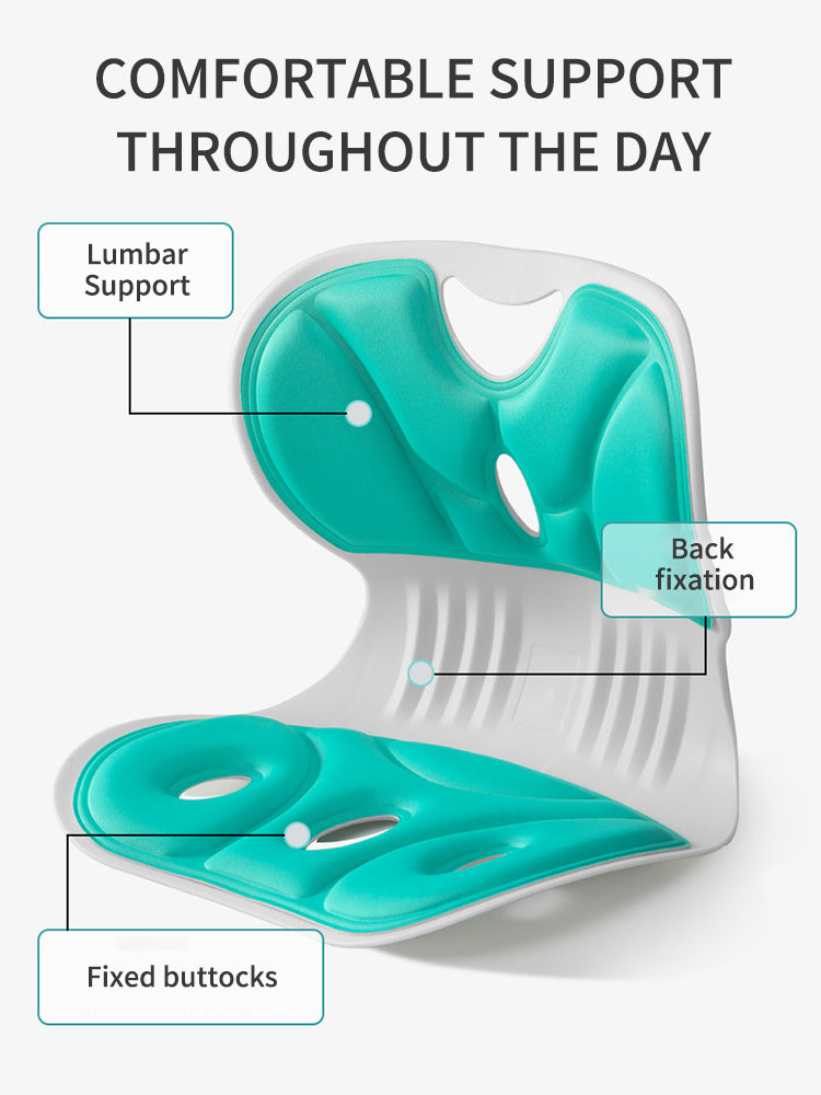 Posture Correction Seat Cushion β Lumbar Support & Hip Alignment for Adults and Kids