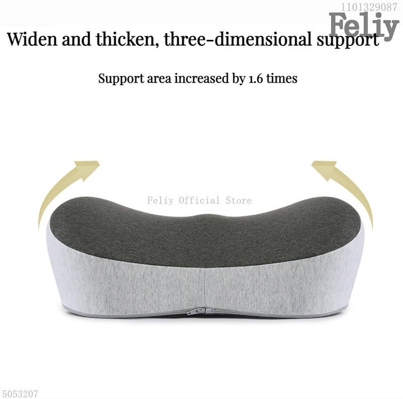 2-in-1 Ergonomic Chair Cushion Set – Coccyx & Lower Back Support