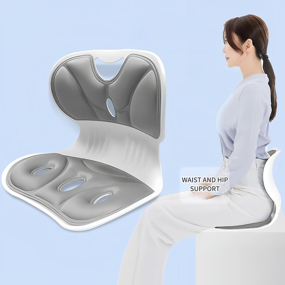 Posture Correction Seat Cushion β Lumbar Support & Hip Alignment for Adults and Kids