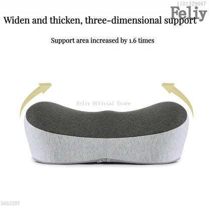 2-in-1 Ergonomic Chair Cushion Set – Coccyx & Lower Back Support