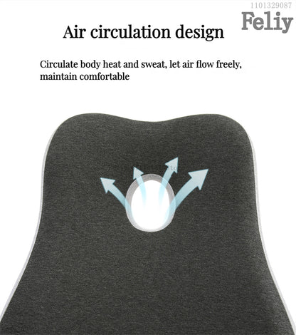2-in-1 Ergonomic Chair Cushion Set – Coccyx & Lower Back Support