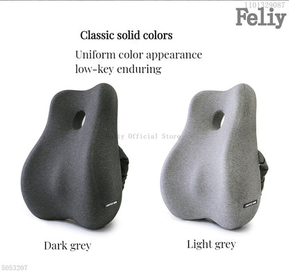 2-in-1 Ergonomic Chair Cushion Set – Coccyx & Lower Back Support